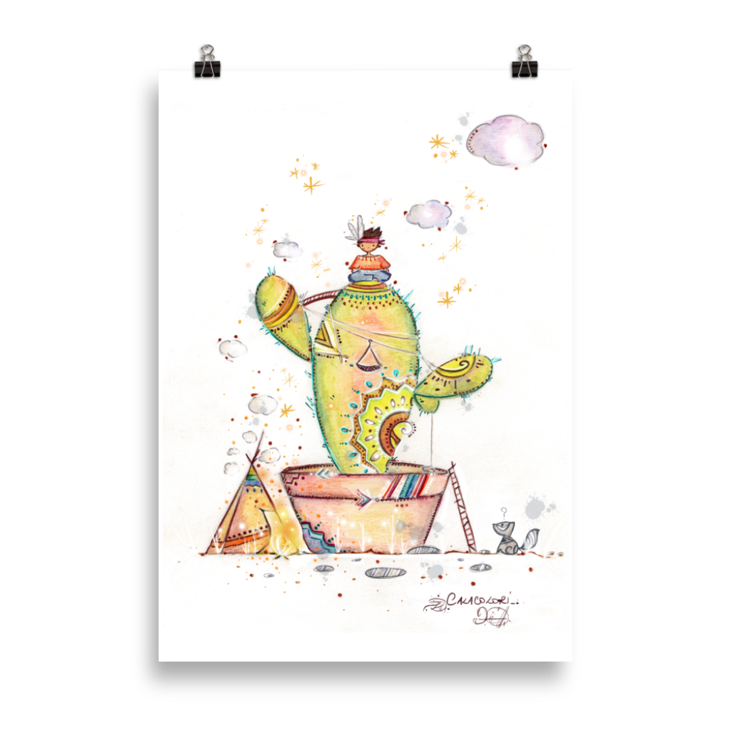Dans la vie il y a des cactus - Poster