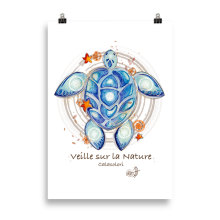 Veille sur la Nature - Tortue de Mer - Poster