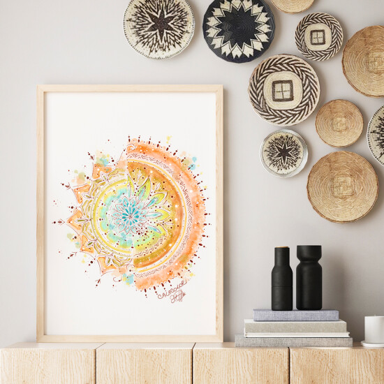 Mandala été - Poster