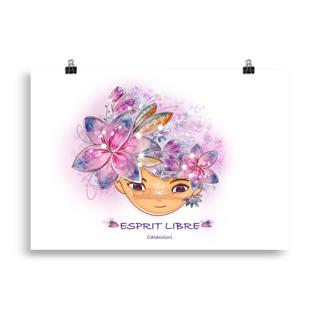 Esprit Libre – Fleur de Lys - Poster