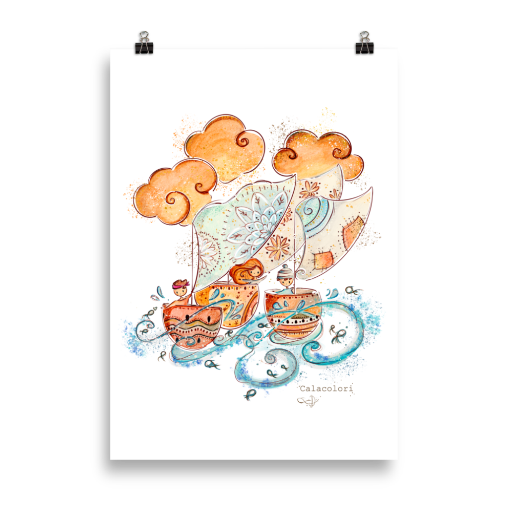 Les 3 voiles - Poster