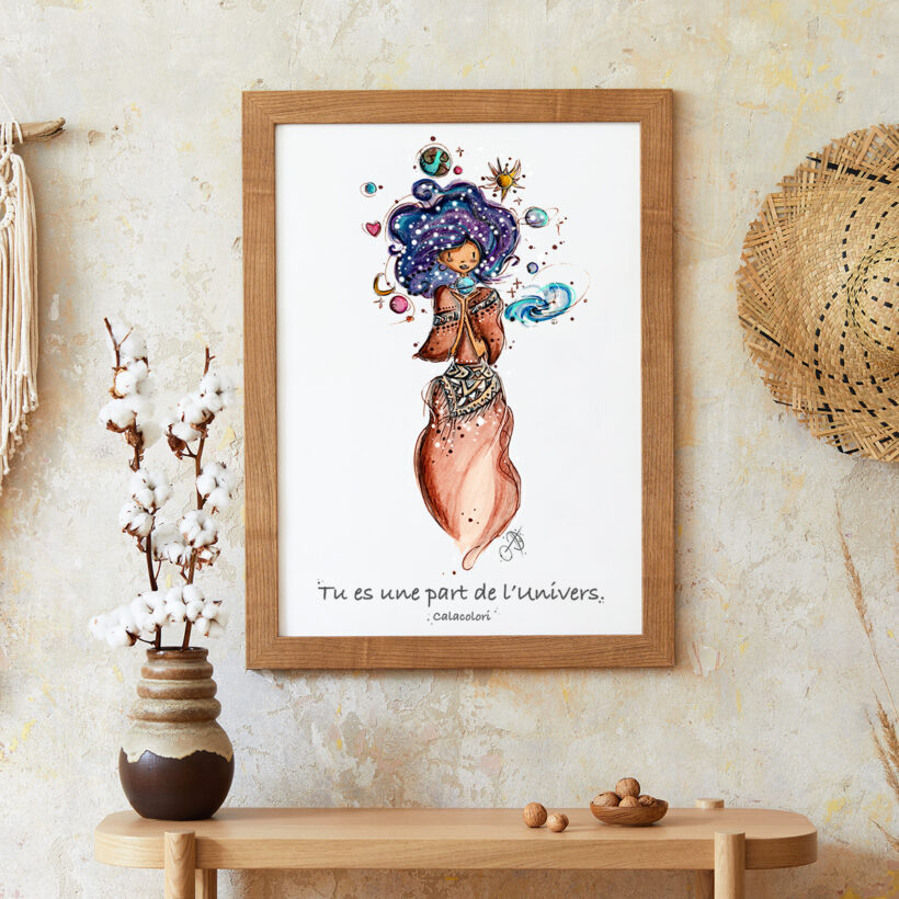 Tu es une part de l’Univers – Poster
