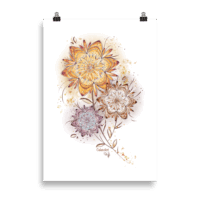 Fleurs séchées - Poster Fleurs séchées - Poster