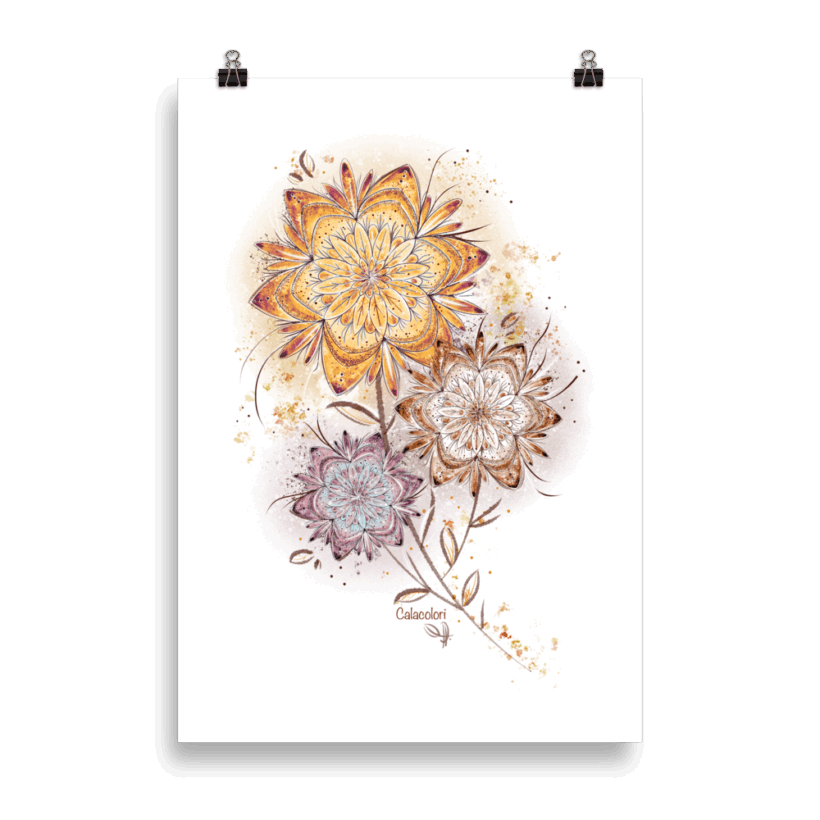 Fleurs séchées - Poster Fleurs séchées - Poster