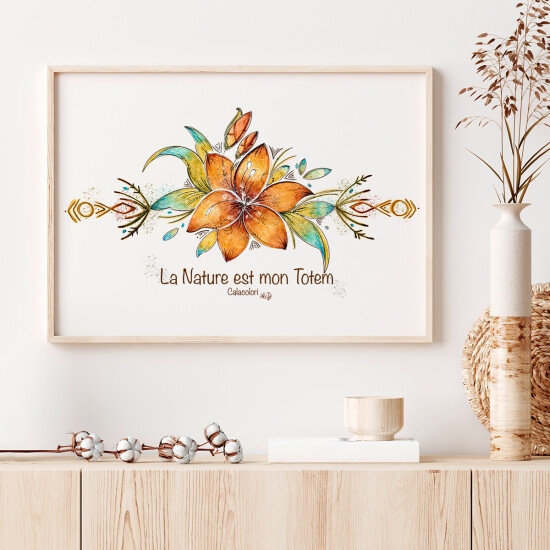 La Nature est mon Totem - Poster