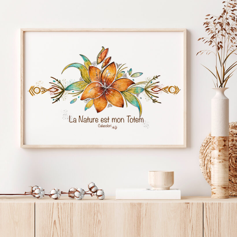 La Nature est mon Totem - Poster