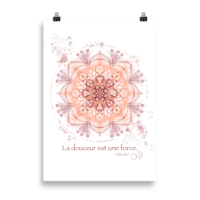 La douceur est une force – Poster