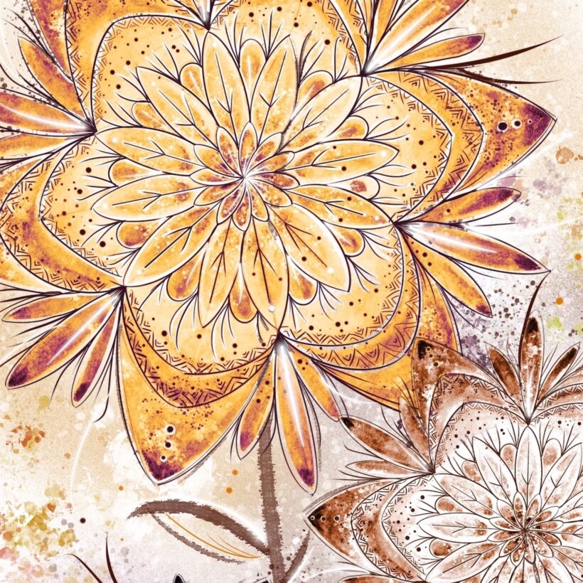 Fleurs séchées – Poster