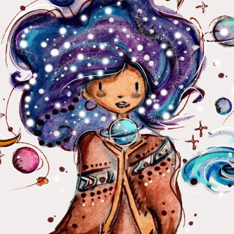 Tu es une part de l’Univers – Poster