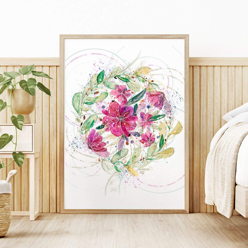 Camelia du Japon - Poster