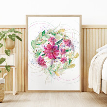 Camelia du Japon - Poster