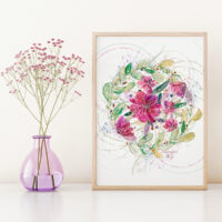 camelia du japon - poster camelia du japon - poster