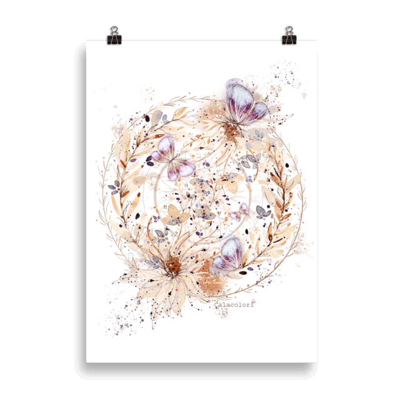 Les fleurs du temps – Poster Les fleurs du temps – Poster