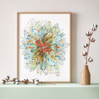 Mandala Floral - Poster