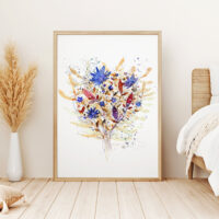 Bleuets des champs - Poster