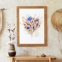 Bleuets des champs - Poster