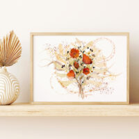 Coquelicots et Capucines – Poster