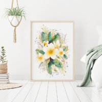 Fleur de Frangipanier - Poster