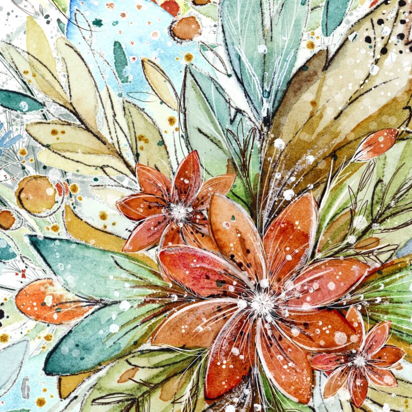 Mandala Floral - Poster - Zoom