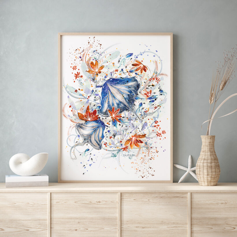 Raies Bleues - Poster Raies Bleues - Poster