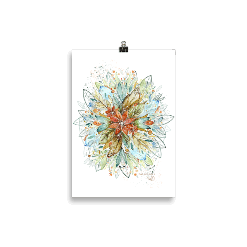 Mandala Floral - Poster