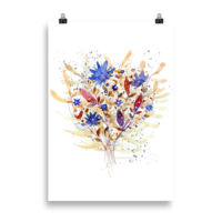 Bleuets des champs - Poster