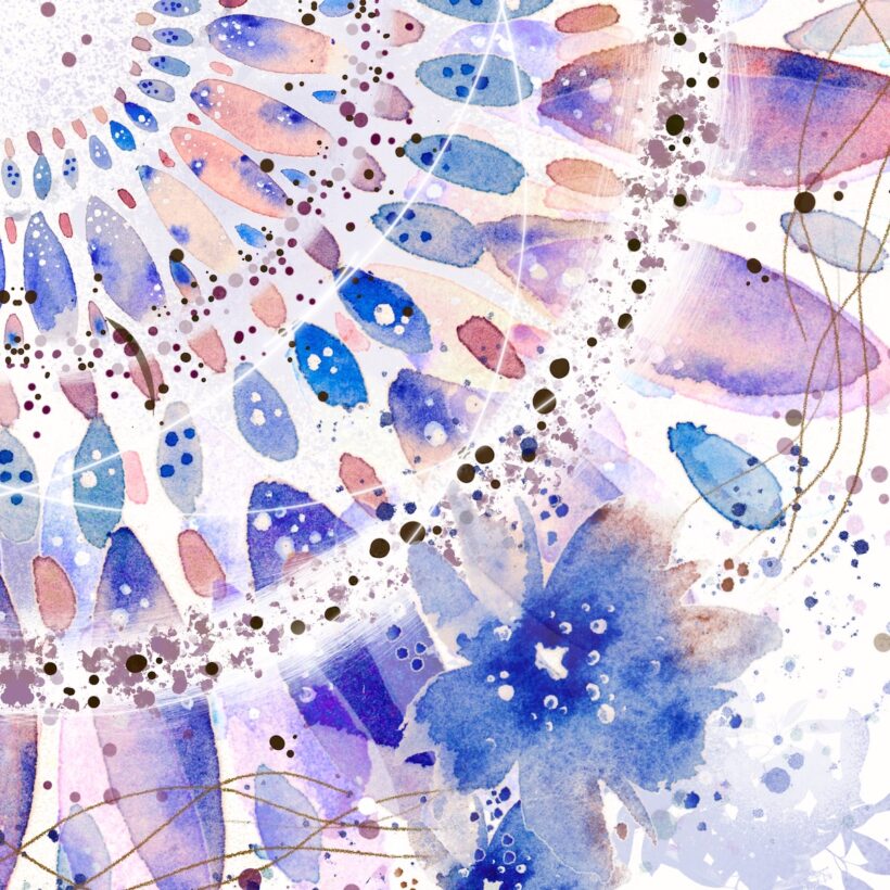 Mandala Lilas - Poster