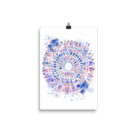 Mandala Lilas - Poster