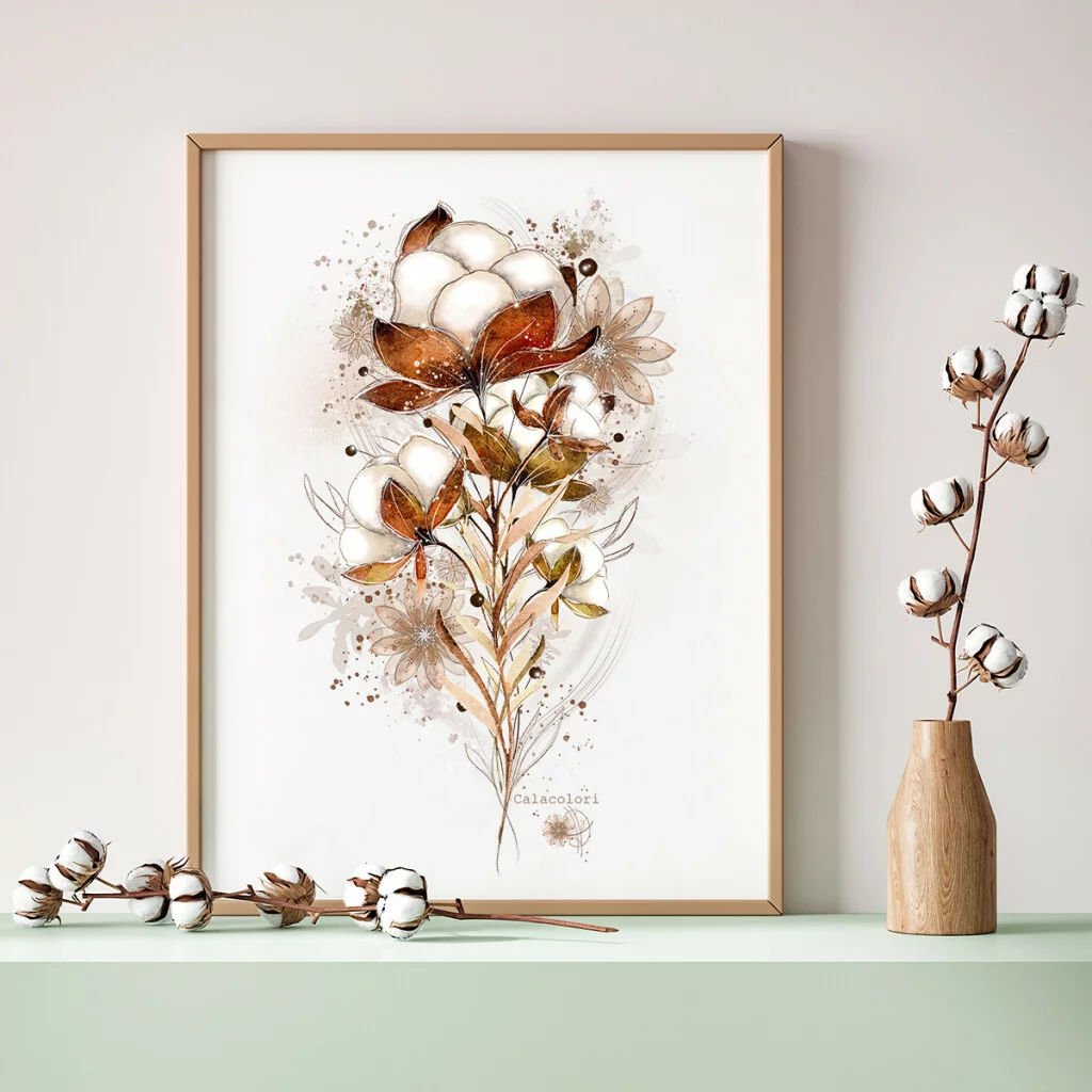 Fleur de Coton - poster