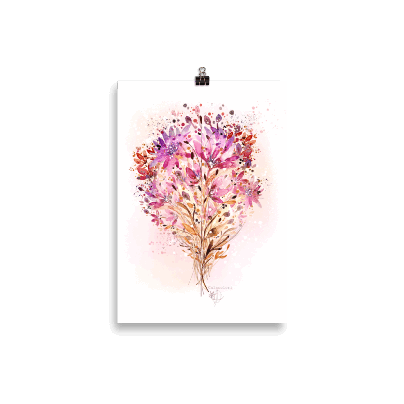 Bouquet La Vie En Rose - poster