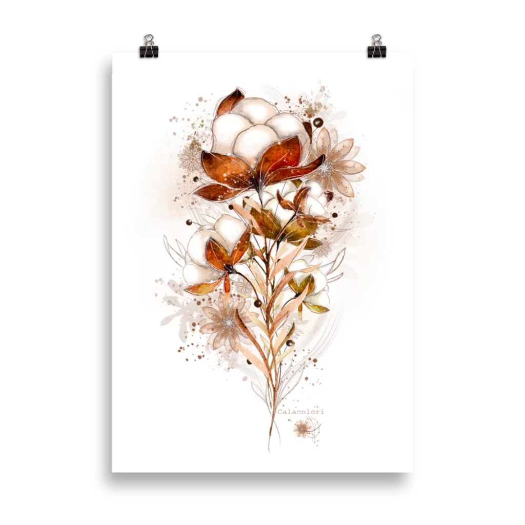 Fleur de Coton - poster