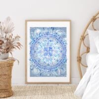 Mandala Azul - Poster